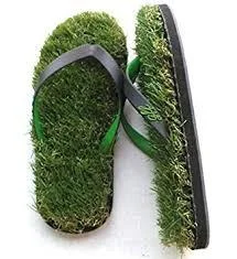 Grass Flip Flops