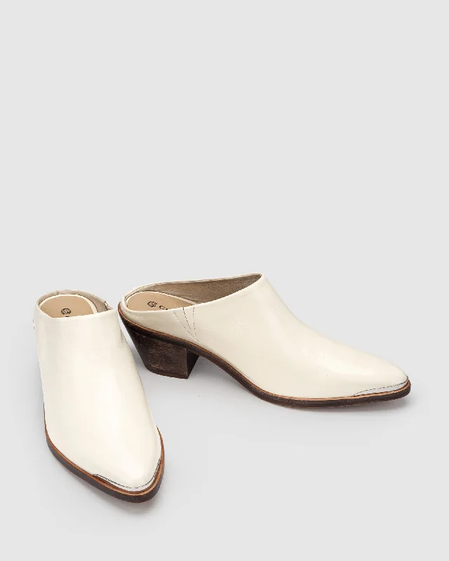 Vantage Mule - Cream