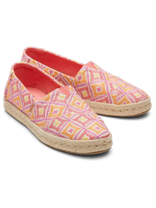 Alp Rope 2.0 Printed Pink Espadrilles